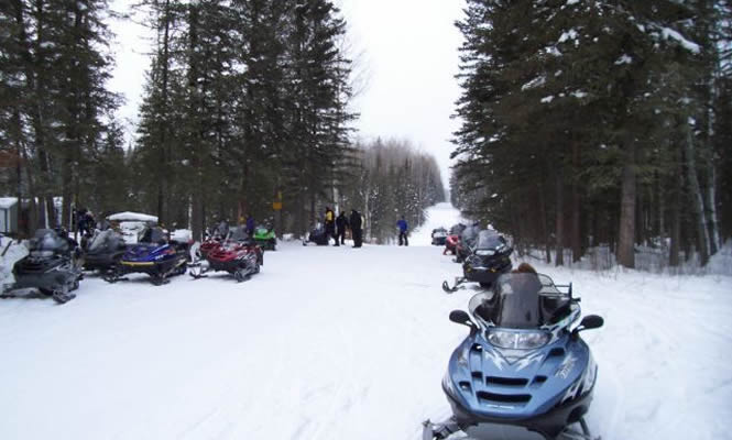 The McMurray Sno-Drifters are an active group of snowmobilers. photo courtesy Sheila Chartrand