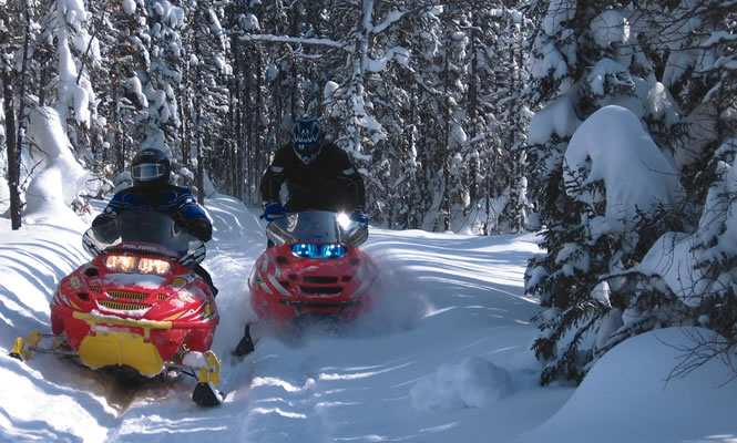Hudson Bay is one of many popular places to sled in this vast and varied province. Rick Dolezsar photo
