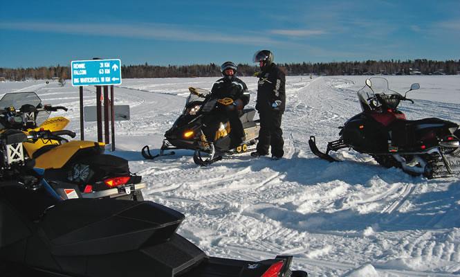 Whiteshell Provincial Park is the number 1 sledding spot in this region. photo courtesy Cora Tschetters