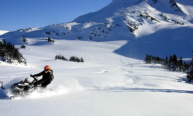 Barry Brower is seen here carving it up on a sunny day in the McBride area. Rob Duckering photo