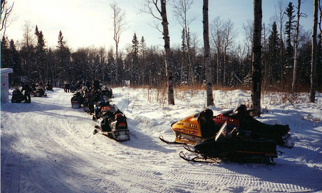 Snowmobile Derby Day is a highlight in Porcupine Plain. Rick Moroz photo