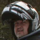 Man on a snowmobile