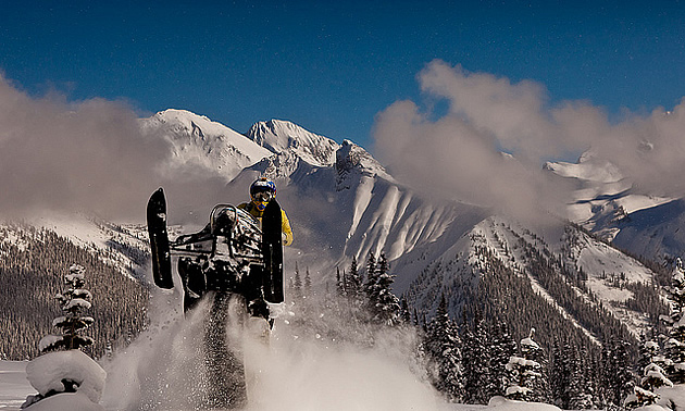Bernasconi becomes airborne. Dave Best photo