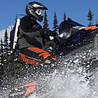 person sledding