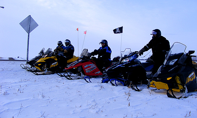 Riders gear up to ride to the SSA festival. Photo courtesy John Popoff